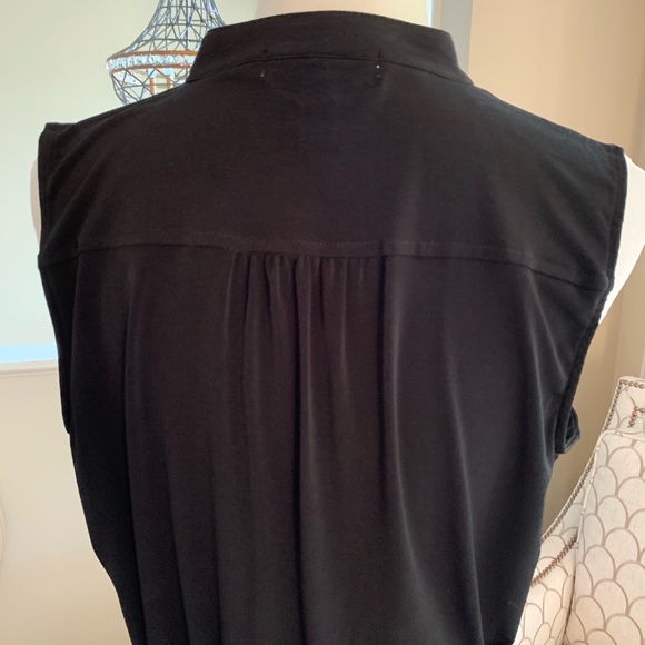 Michael Kors Black Military Style Snap Up Dress - Picture 6 of 8